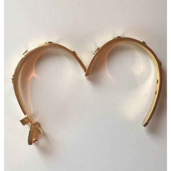 Michael Kors gold studded buckle bangle bracelet / missing stud - Picture 5 of 7